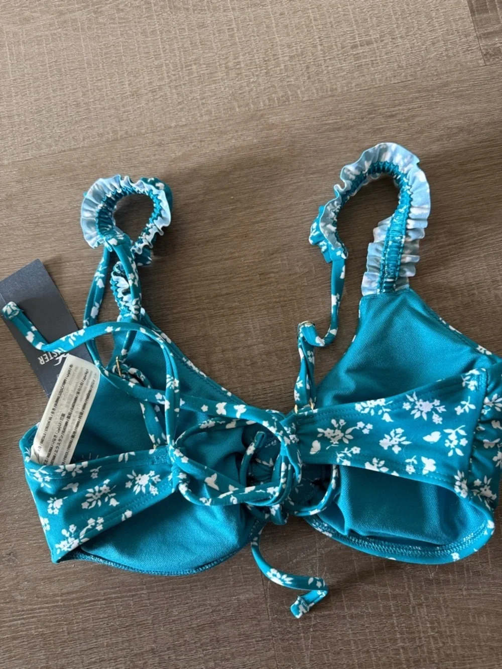 Hollister NWT  Floral Bikini Set - Teal/Blue Brand New With Tags! 🏷️